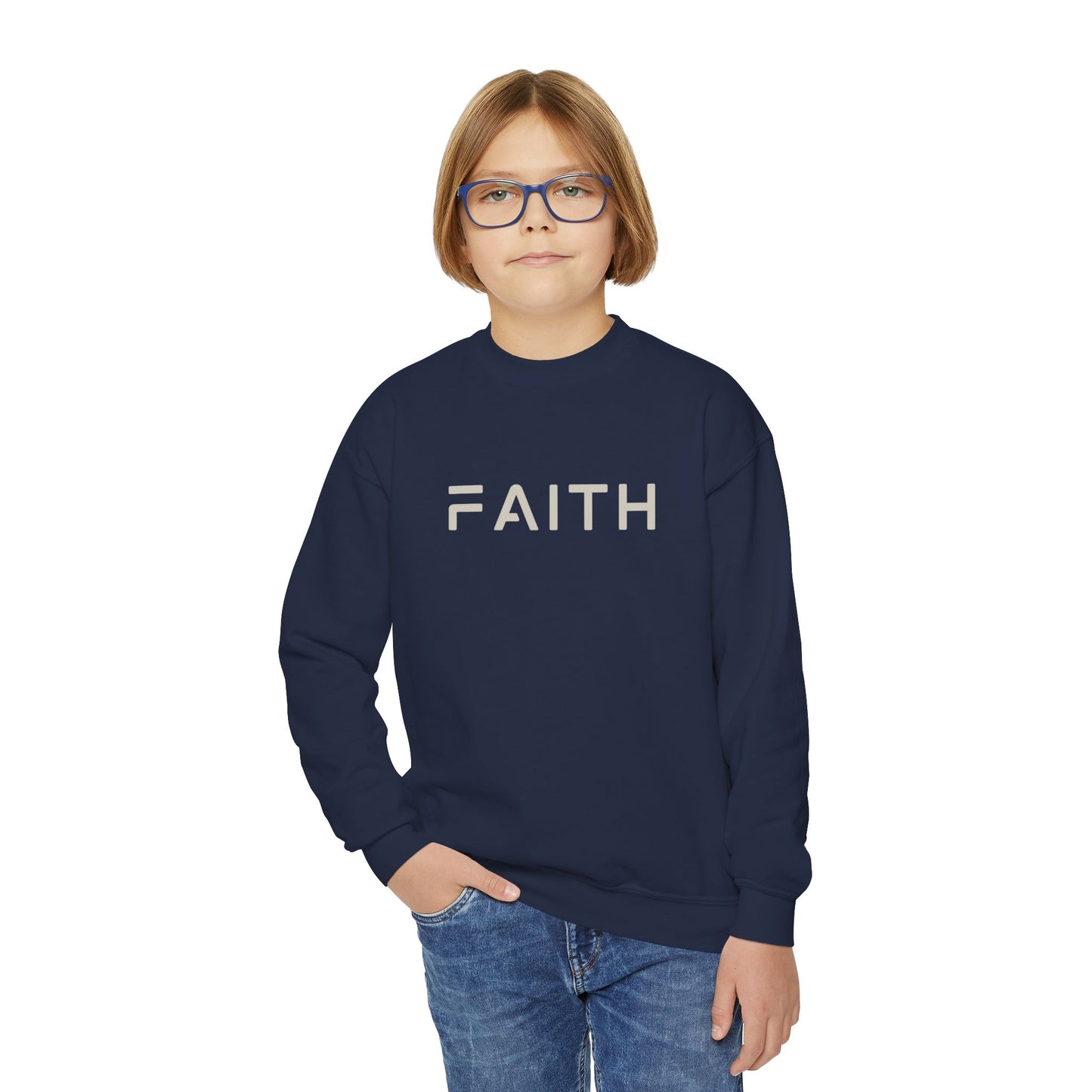 Faith Youth Crewneck Sweatshirt