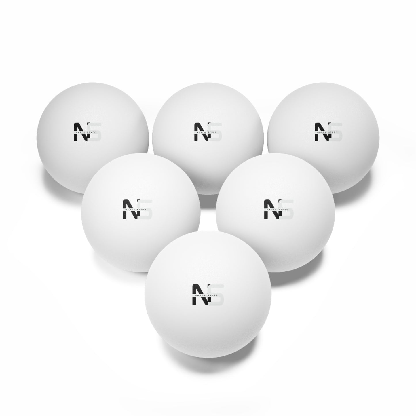 Naofastuff Ping Pong Balls, 6 Pack for Party Games, Sports Events
