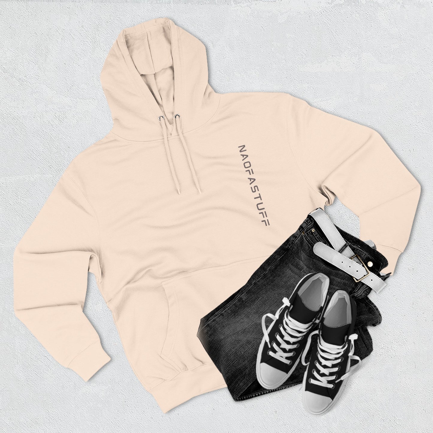 Women's Cosy Fleece Hoodie - Pastel Peach