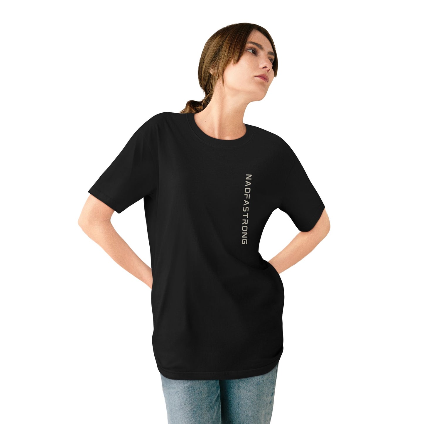NAOFASTRONG Motivational Organic T-shirt