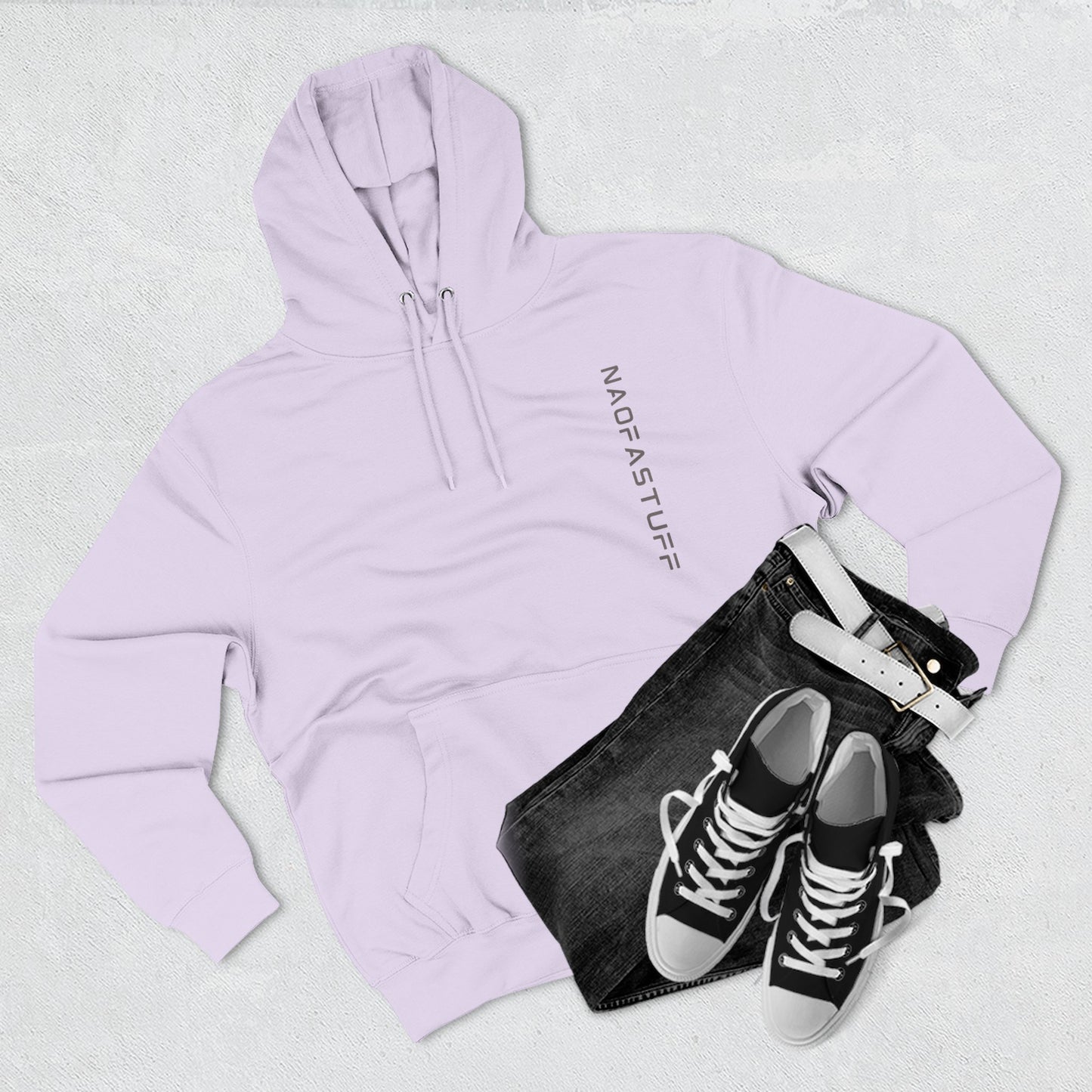 Women's Stylish Fleece Hoodie - Amethyst