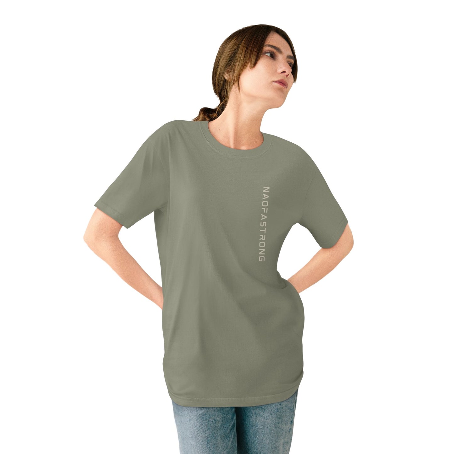 NAOFASTRONG Motivational Organic T-shirt
