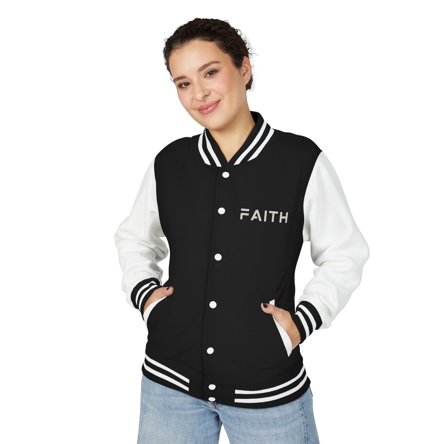 Faith Women's Letterman Jacket