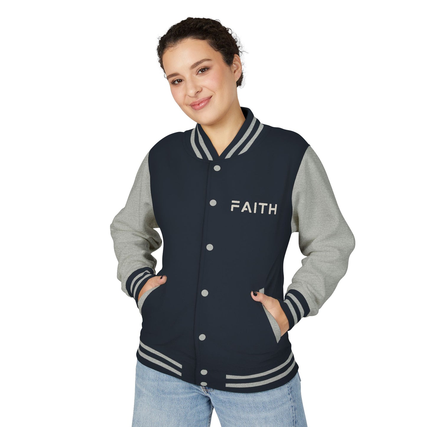 Faith Women's Letterman Jacket
