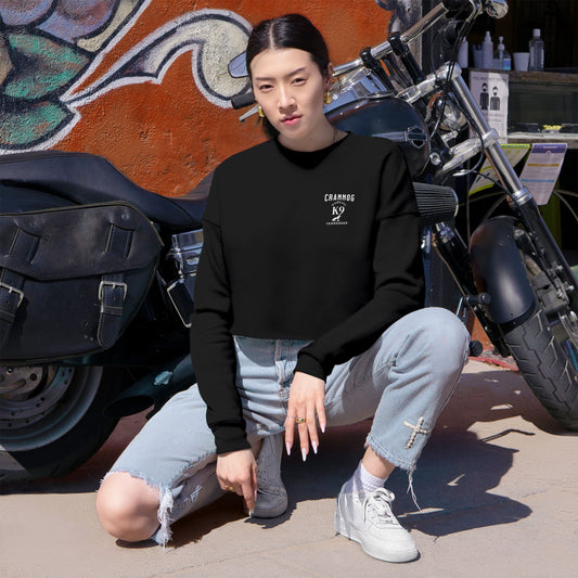 Cropped Sweatshirt Trendy Women's Crannog WK9 Design