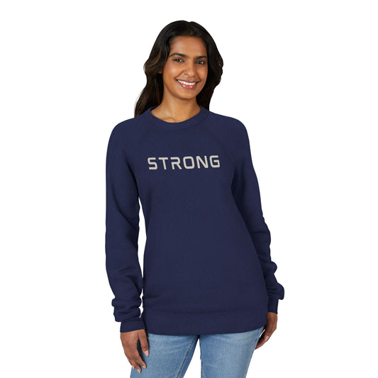 Strong Women's Raglan Sweatshirt - Unisex Fleece