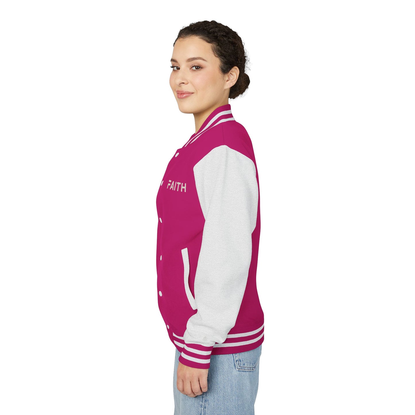 Faith Women's Letterman Jacket