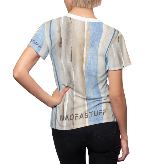 Women's Tee - Abstract Pattern - Naofastuff Design (Back & Sleeve)