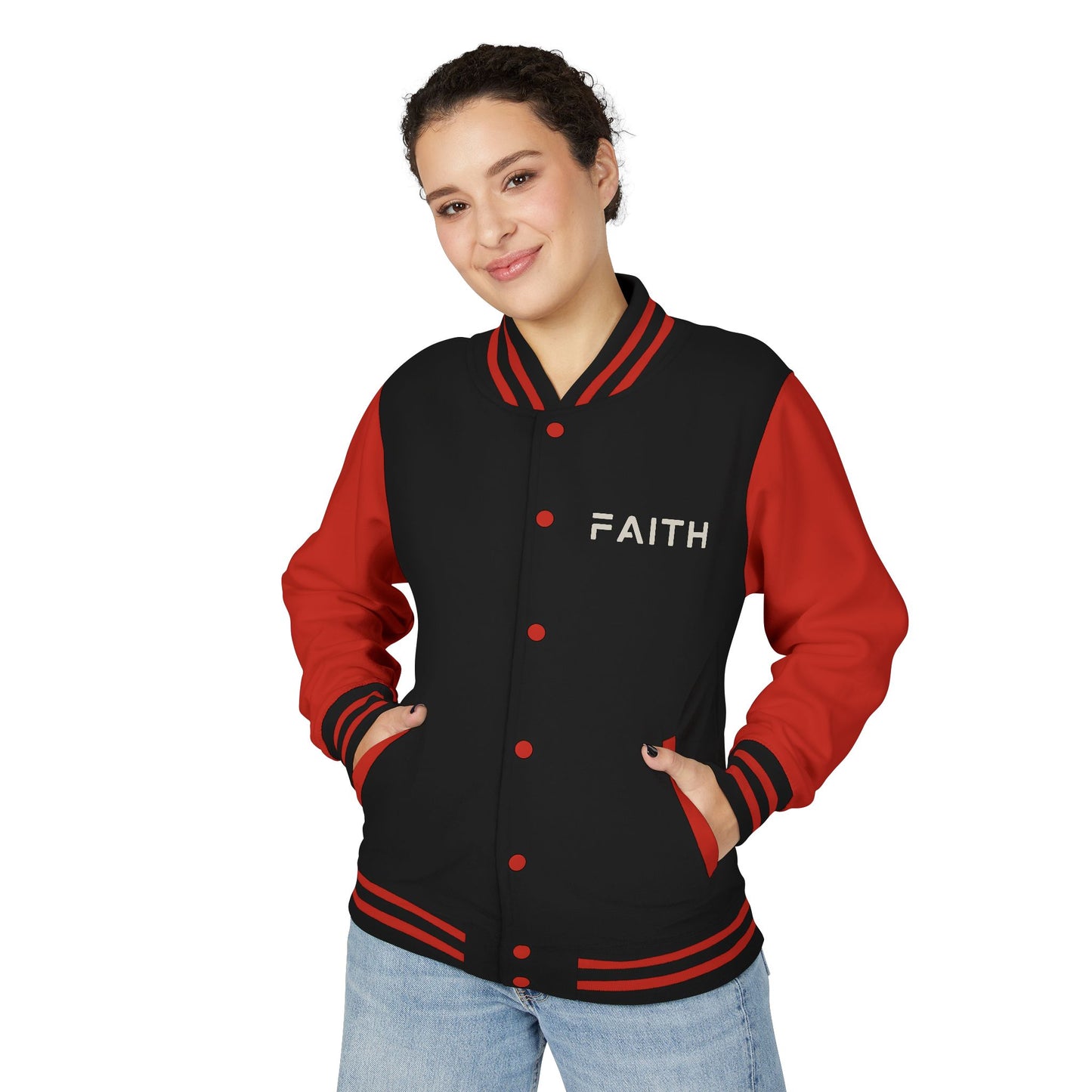 Faith Women's Letterman Jacket