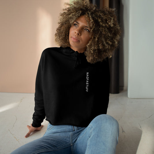 Chic Onyx Crop Hoodie | Naofastuff Vertical Brand