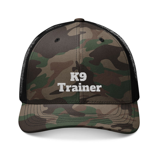 Embroidered Camo K9 Trainer Statement