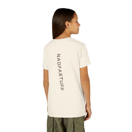Minimalist Youth Tee with NaofaStuff Design (Back only)