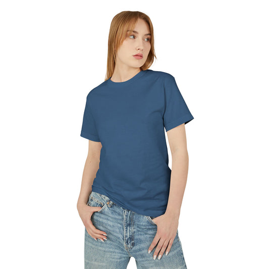 Women's Heavyweight Cotton Tee - Slate - Zero Graphics