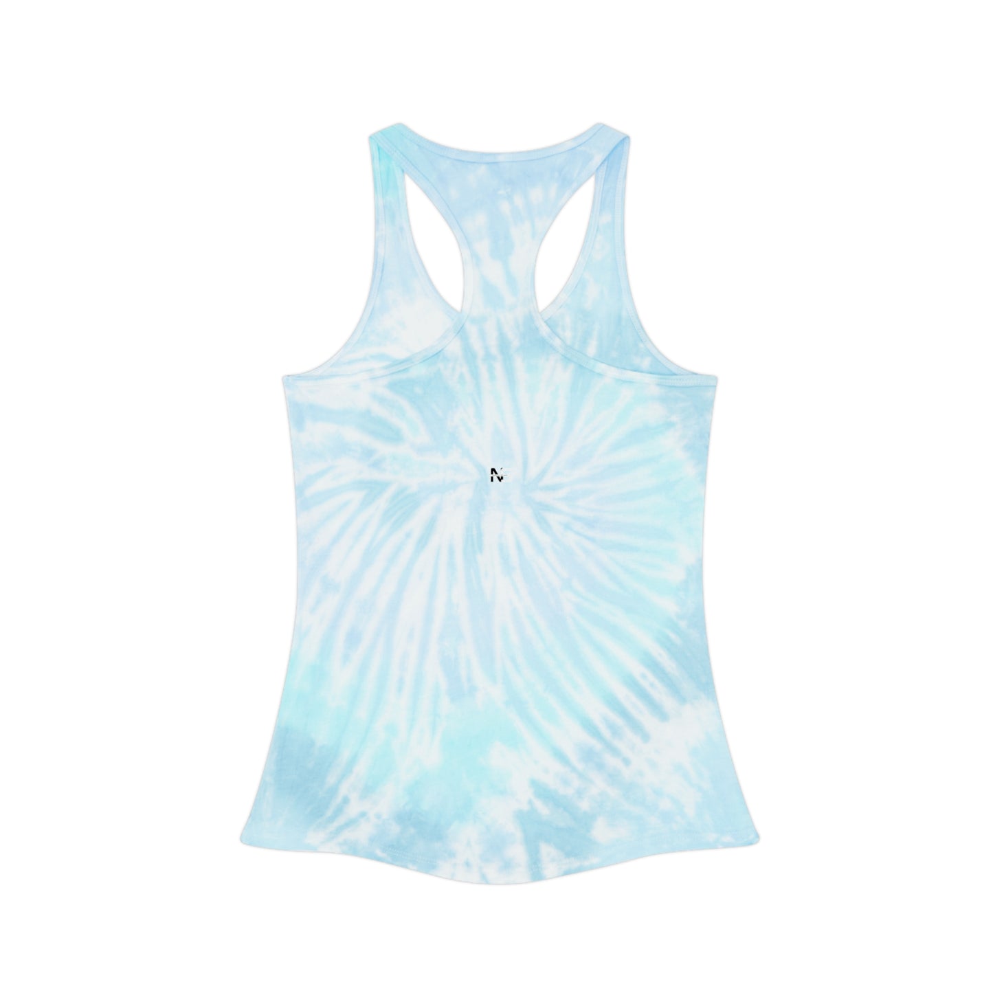 Chill Vibes Tie Dye Tank Top - Aqua
