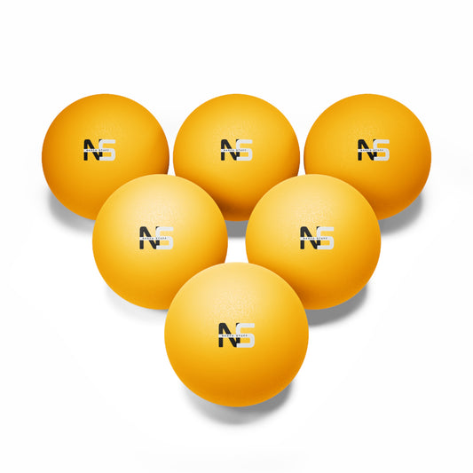 Naofastuff Ping Pong Balls, 6 Pack for Party Games, Sports Events