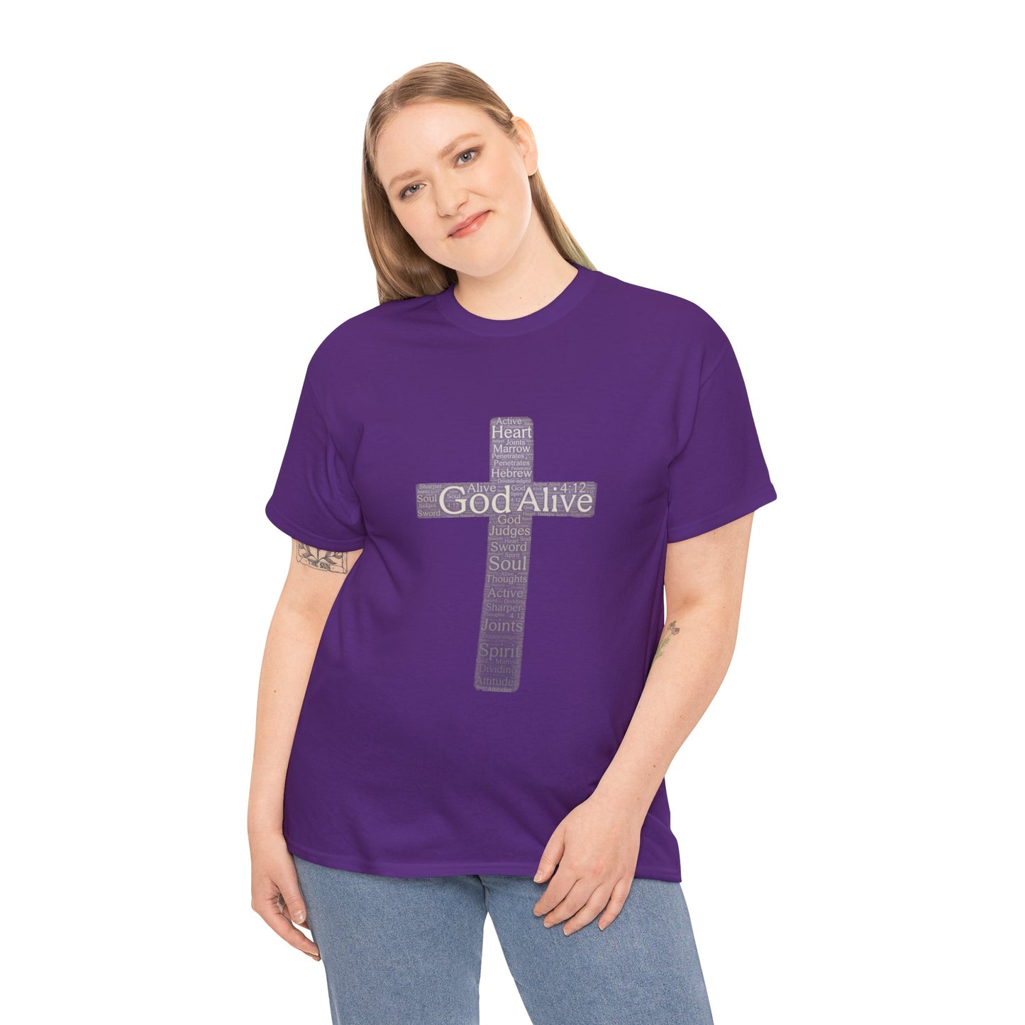 Biblical Word Cloud Tee - Women's