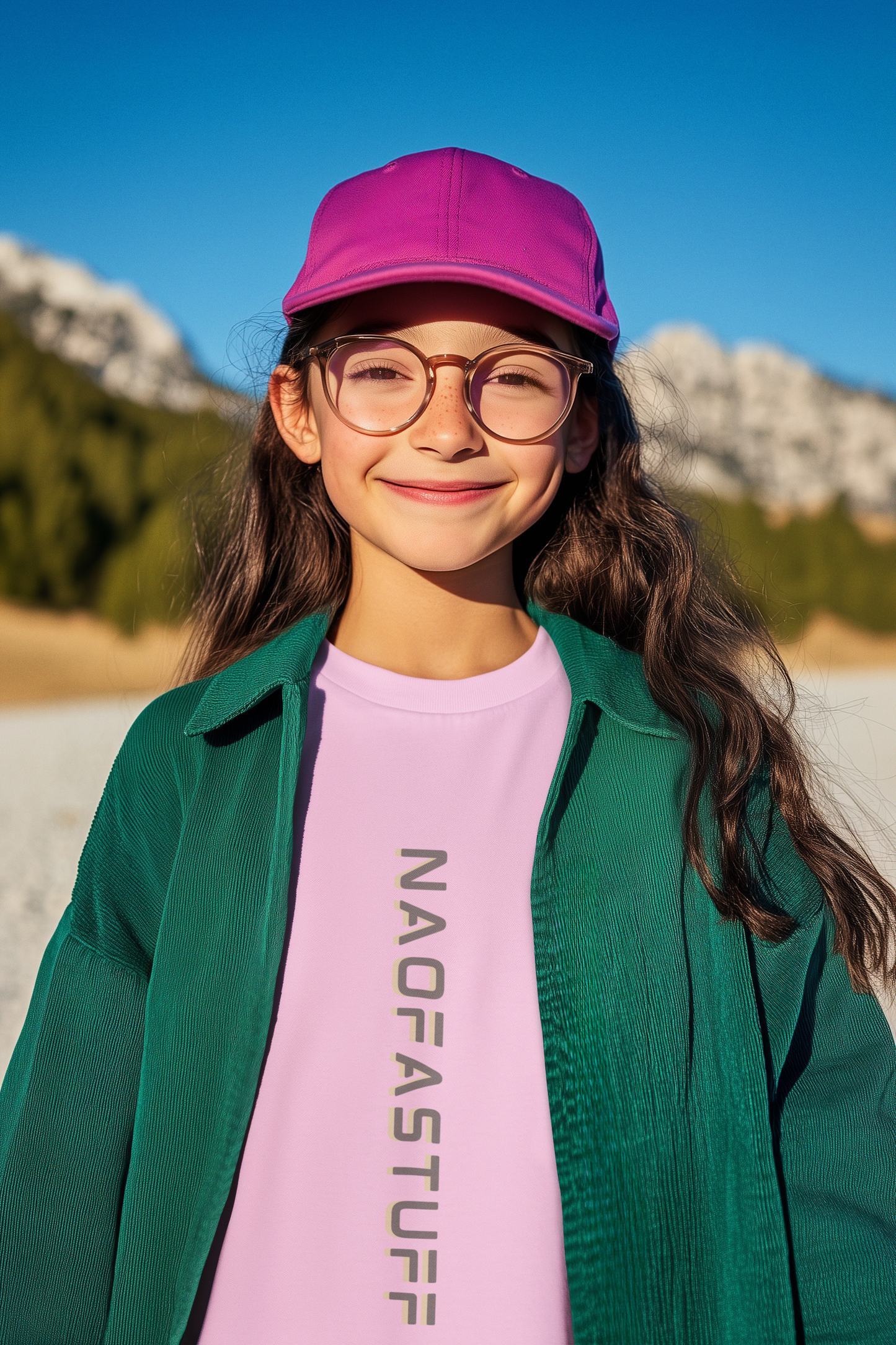 Girls Naofastuff Branded T-Shirt