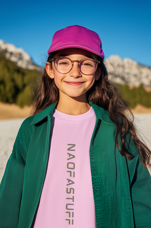 Girls Naofastuff Branded T-Shirt