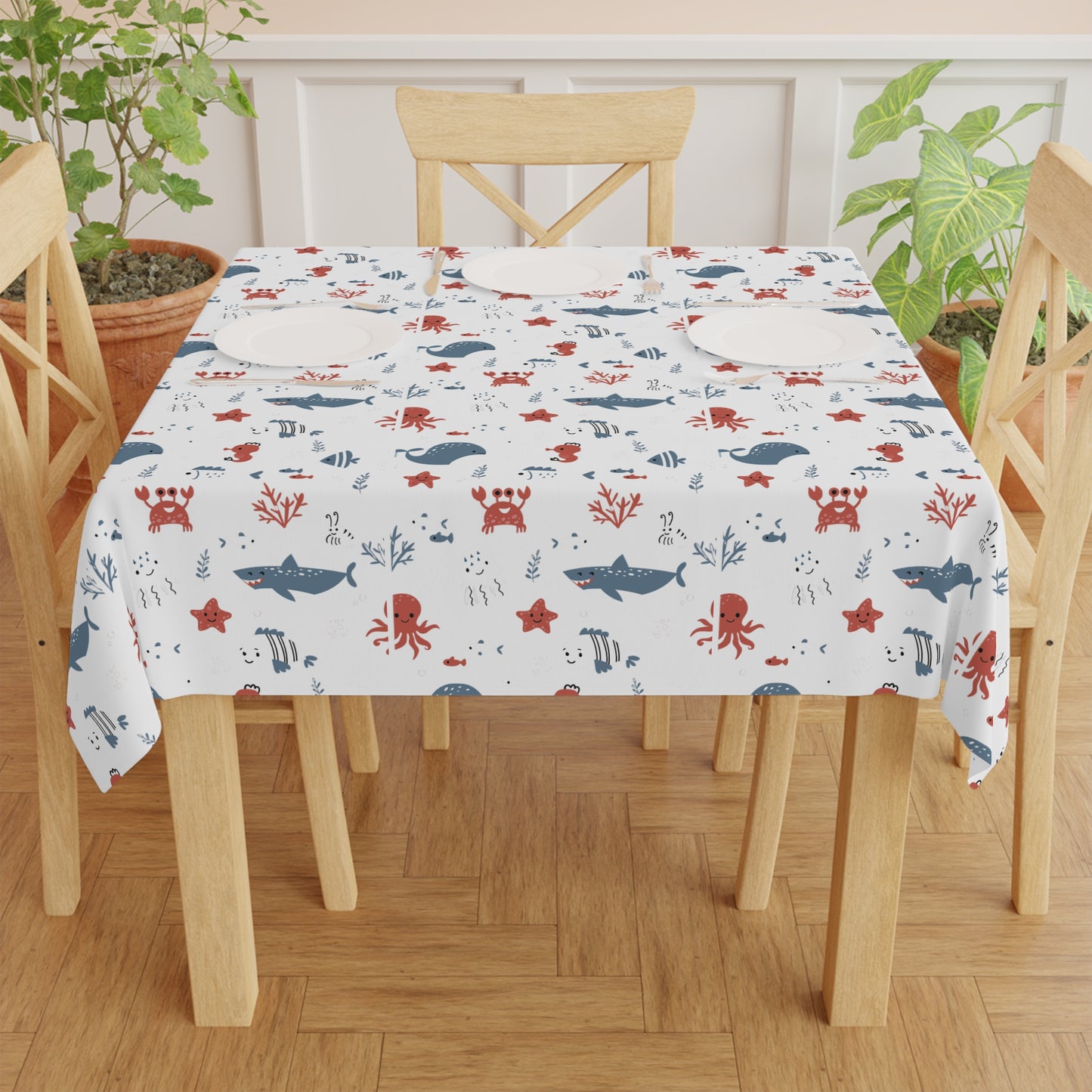 Kid's Fun Ocean Tablecloth