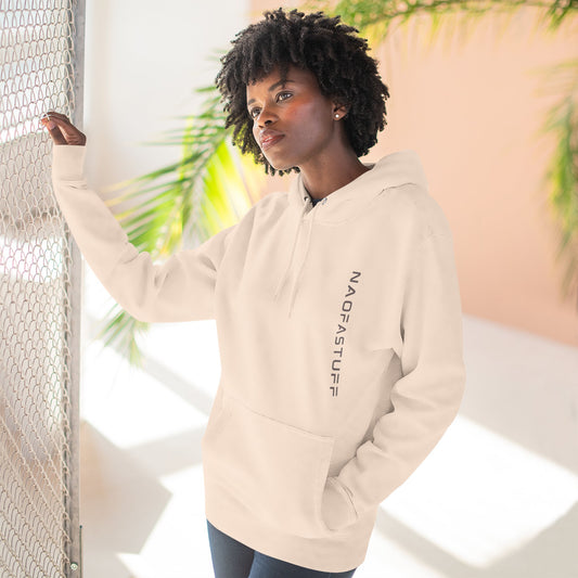 Women's Cosy Fleece Hoodie - Pastel Peach