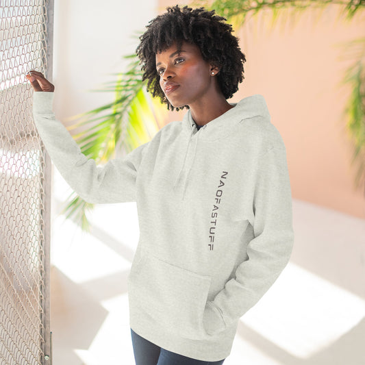 Women's Stylish Fleece Hoodie - Oatmeal