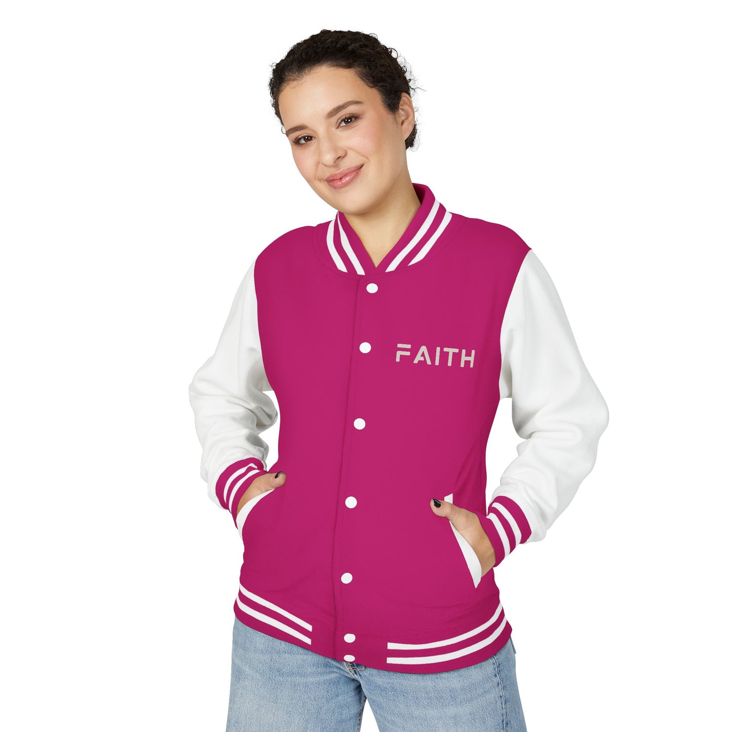 Faith Women's Letterman Jacket
